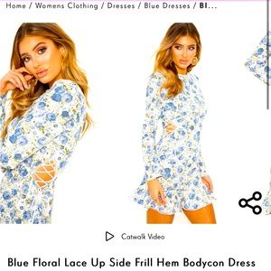 Pretty bodycon long sleeve dress